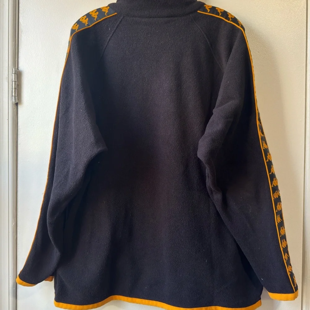 Vintage Kappa Men’s Quarter Zip Sweater Pullover Sz L - Picture 8 of 10